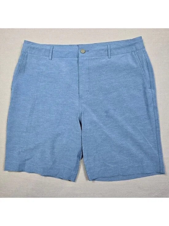 Faherty All Day Shorts Mens 35 Blue 9" - Picture 1 of 5